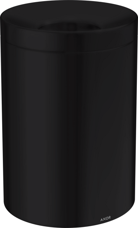 Відро для сміття Axor Universal Circular 5 л метал чорний матовий 42872670