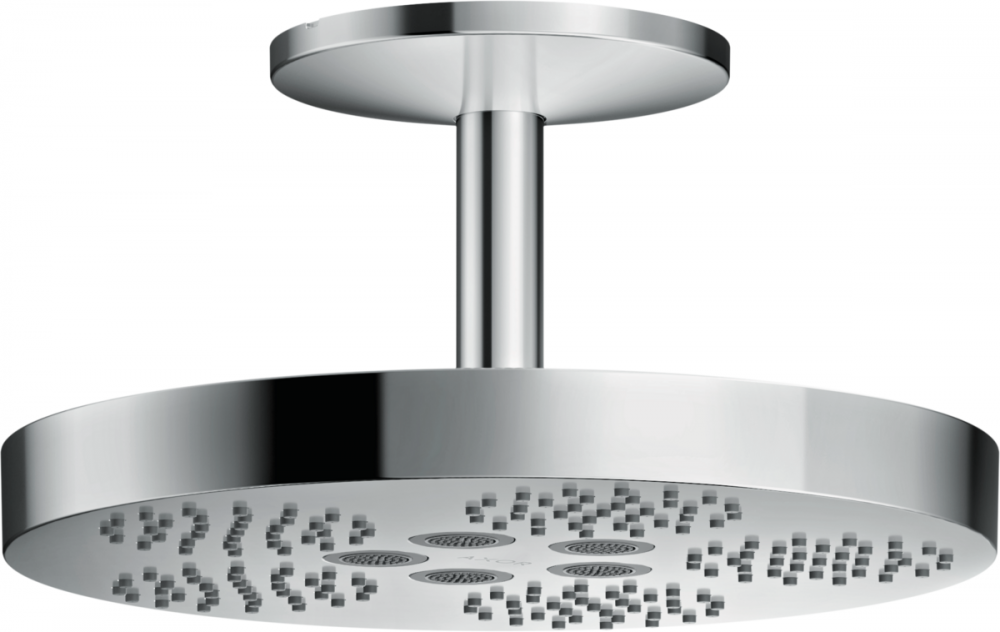 Верхний душ Axor One 282 мм 1-режимный с потолочным держателем хром 48493000