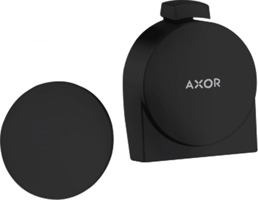 Зовнішня частина системи налив-слив-переливу Axor чорний матовий 58304670