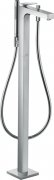 Смеситель для ванной Axor Citterio напольный с ручным душем хром 39471000
