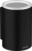 Стакан для зубных щеток Axor Universal Circular стекло/металл черный матовый 42804670