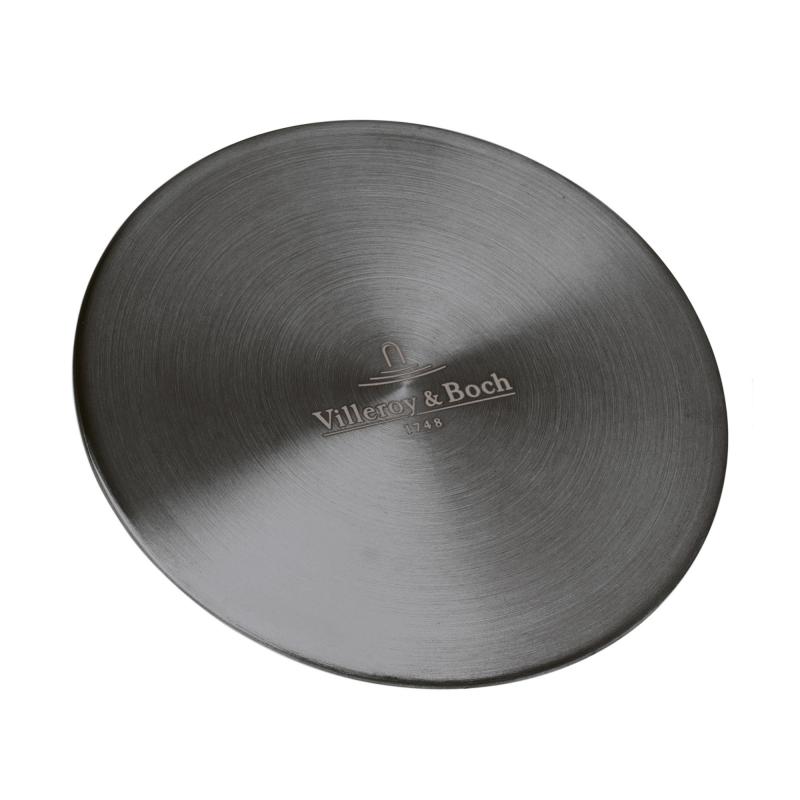 Крышка слива для кухонной мойки Villeroy & Boch нержавеющая сталь антрацит 96241505