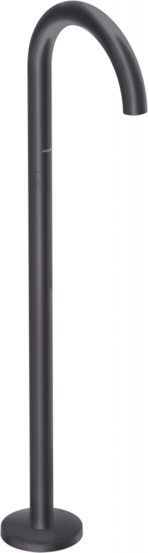 Излив для смесителя в ванной Axor Uno напольный черный матовый 38412670