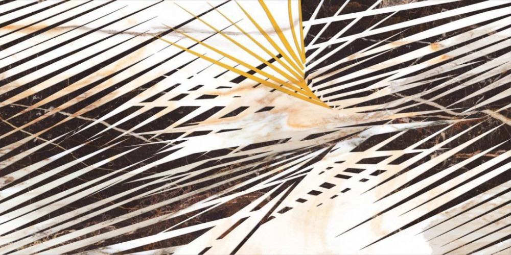 Плитка керамогранит Cerrad Calacatta gold poler decor B 119,7x59,7 см 5903313317238