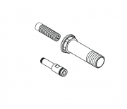 Подовжувач для держателя ручного душа Axor Starck 10658000