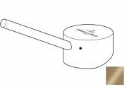 Важіль для змішувача Villeroy & Boch Finera/Finera Slope золото 92708003