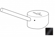 Важіль для змішувача Villeroy & Boch Finera/Finera Slope антрацит 92708005
