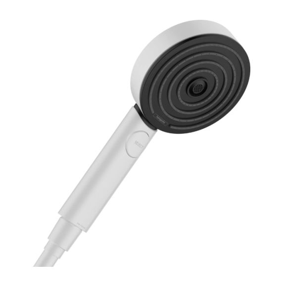 Душевая лейка Hansgrohe Pulsify Select EcoSmart 10,5 см 3-режимная белый матовый 24101700