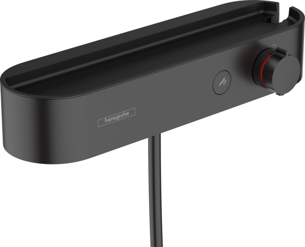 Термостат для душу Hansgrohe ShowerTablet Select чорний матовий 24360670