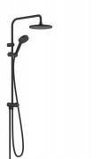 Душевая стойка Hansgrohe Vernis Blend Showerpipe 200 1jet Reno EcoSmart черный матовый 26099670