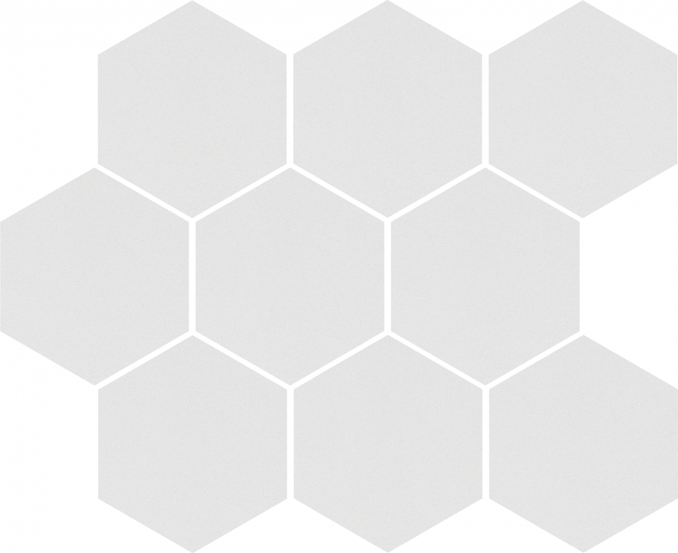 Мозаїка Cerrad Cambia white lappato heksagon 27,53x33,4 см 5902510806750