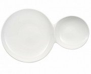 Чаша две в одной Villeroy & Boch Flow 39х25 см белый 10-3420-2282