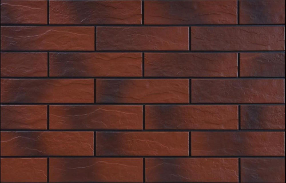 Плитка клінкер настінна Cerrad Rot Shaded RUST 24,5x6,5 см 5903263449539