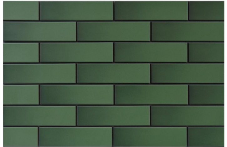 Плитка клінкер настінна Cerrad Zielony 24,5x6,5 см 5903263449843