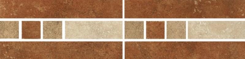 Бордюр Ceramika Gres Java mix 33х8 см 5902683156324