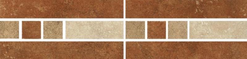 Бордюр Ceramika Gres Java mix 33х8 см 5902683156324