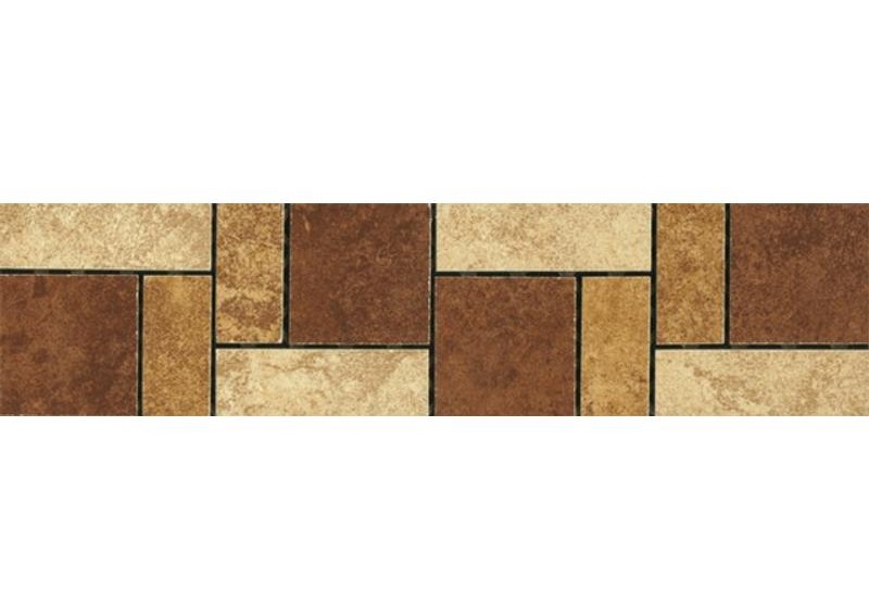 Бордюр Ceramika Gres Riva mix 33х8 см 5902683155860