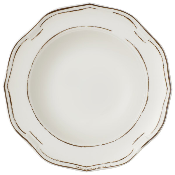 Тарілка глибока Villeroy & Boch La Scala Patina 24 см білий 16-4059-2700