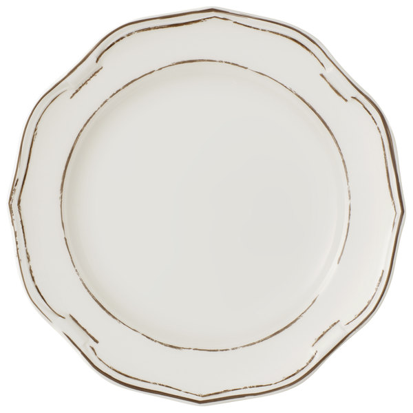 Тарелка плоская Villeroy & Boch La Scala Patina 24 см белый 16-4059-2630