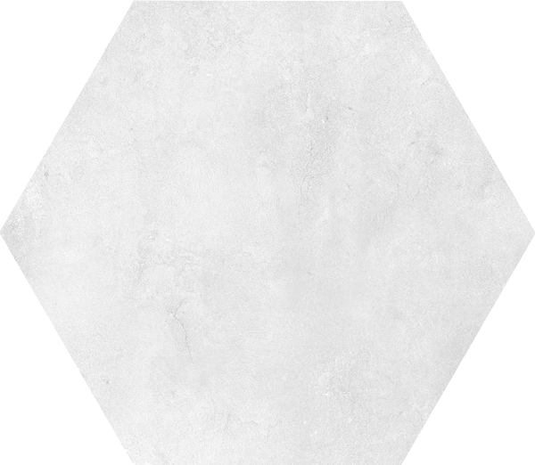 Плитка керамограніт Nowa Gala Ebro heksagon White 61,3х53 см 5900423039616