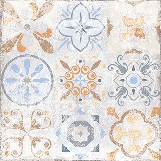 Плитка керамограніт Nowa Gala Flamenco dekor Light Grey 33х33 см 5900423035670