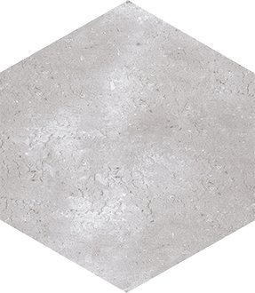 Плитка керамограніт Nowa Gala Flamenco heksagon Light Grey 33х28 см 5900423036417