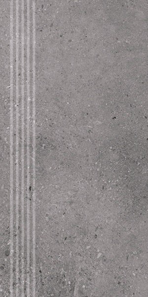 Ступінь Nowa Gala Geotec Dark Grey lappato mat 59,7х29,7 см 5900423045723