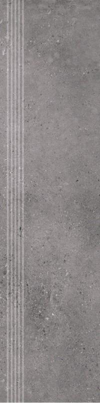Ступінь Nowa Gala Geotec Dark Grey lappato mat 119,7х29,7 см 5900423051250