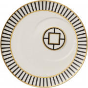 Блюдце Villeroy & Boch MetroChic 18.5 см белый/золото/черный 10-4652-1310