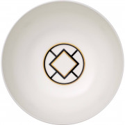 Салатниця Villeroy & Boch MetroChic 23 см білий/золото/чорний 10-4652-3170