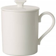 Кружка с крышкой Villeroy & Boch MetroChic blanc Gifts 0.3 л белый 10-4482-4855