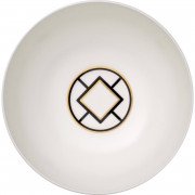 Салатниця Villeroy & Boch MetroChic 23 см білий/золото/чорний 10-4652-3170