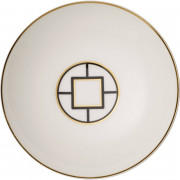 Тарілка глибока Villeroy & Boch MetroChic 22 см білий/золото/чорний 10-4652-2700