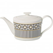 Чайник з кришкою Villeroy & Boch MetroChic Gifts 0.4 л білий/золото/чорний10-4483-0530