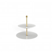 Двухуровневый поднос Villeroy & Boch MetroChic blanc Gifts 27.5 см белый 10-4482-7880