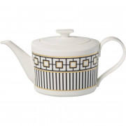 Чайник з кришкою Villeroy & Boch MetroChic Gifts 0.4 л білий/золото/чорний10-4483-0530