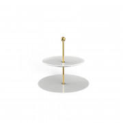 Двухуровневый поднос Villeroy & Boch MetroChic blanc Gifts 27.5 см белый 10-4482-7880