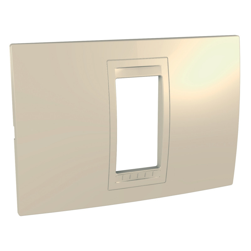 Рамка 1-модульная Schneider Electric Unica Allegro пластик песчаный MGU4.101.67
