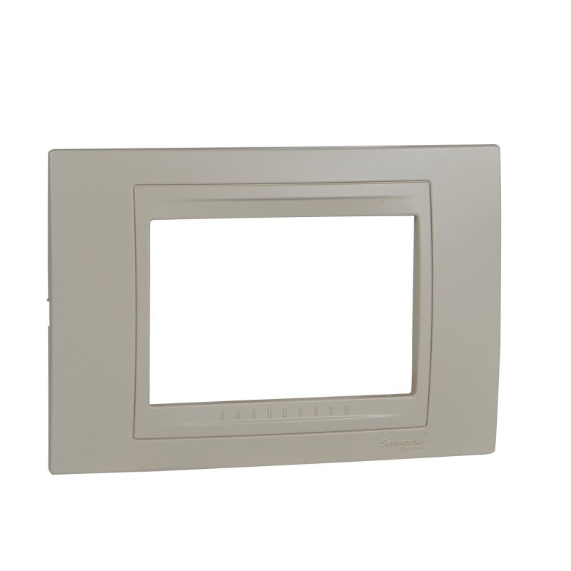 Рамка 3-модульная Schneider Electric Unica Allegro пластик песчаный MGU4.103.67