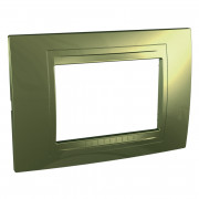 Рамка 3-модульна Schneider Electric Unica Allegro пластик золото MGU4.103.64