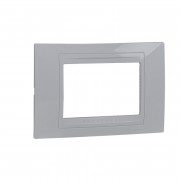 Рамка 3-модульная Schneider Electric Unica Allegro пластик белый MGU4.103.18