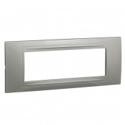 Рамка 6-модульная Schneider Electric Unica Allegro пластик белый MGU4.106.18