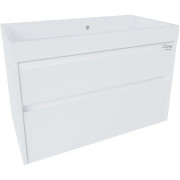 Тумба під раковину Radaway Elegant 80 підвісна ДСП/МДФ білий глянець M04080-01-01