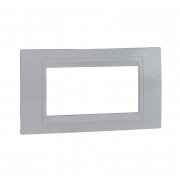 Рамка 4-модульная Schneider Electric Unica Allegro пластик белый MGU4.104.18