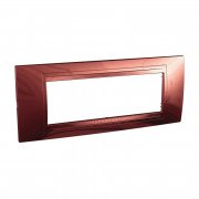 Рамка 6-модульная Schneider Electric Unica Allegro пластик терракот MGU4.106.51