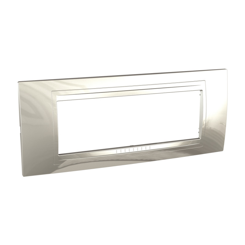 Рамка 6-модульна Schneider Electric Unica Allegro пластик шампань MGU4.106.24