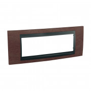 Рамка 6-модульна Schneider Electric Unica Top тютюн/графіт MGU66.106.2M4