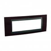 Рамка 6-модульная Schneider Electric Unica Top венге/графит MGU66.106.2M3