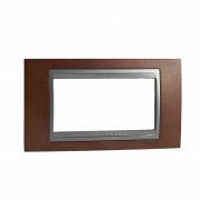 Рамка 4-модульная Schneider Electric Unica Top табак/графит MGU66.104.2M4