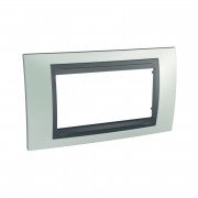 Рамка 4-модульная Schneider Electric Unica Top изумрудный/графит MGU66.104.294